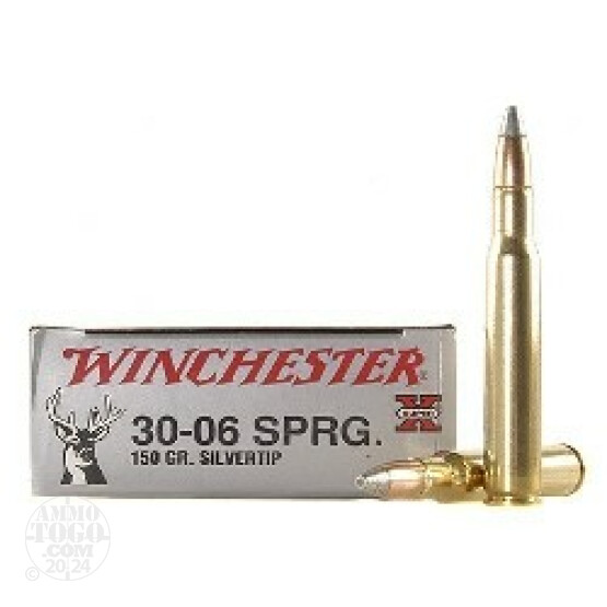 20rds - 30-06 Winchester 150gr. Super-X Silvertip Ammo